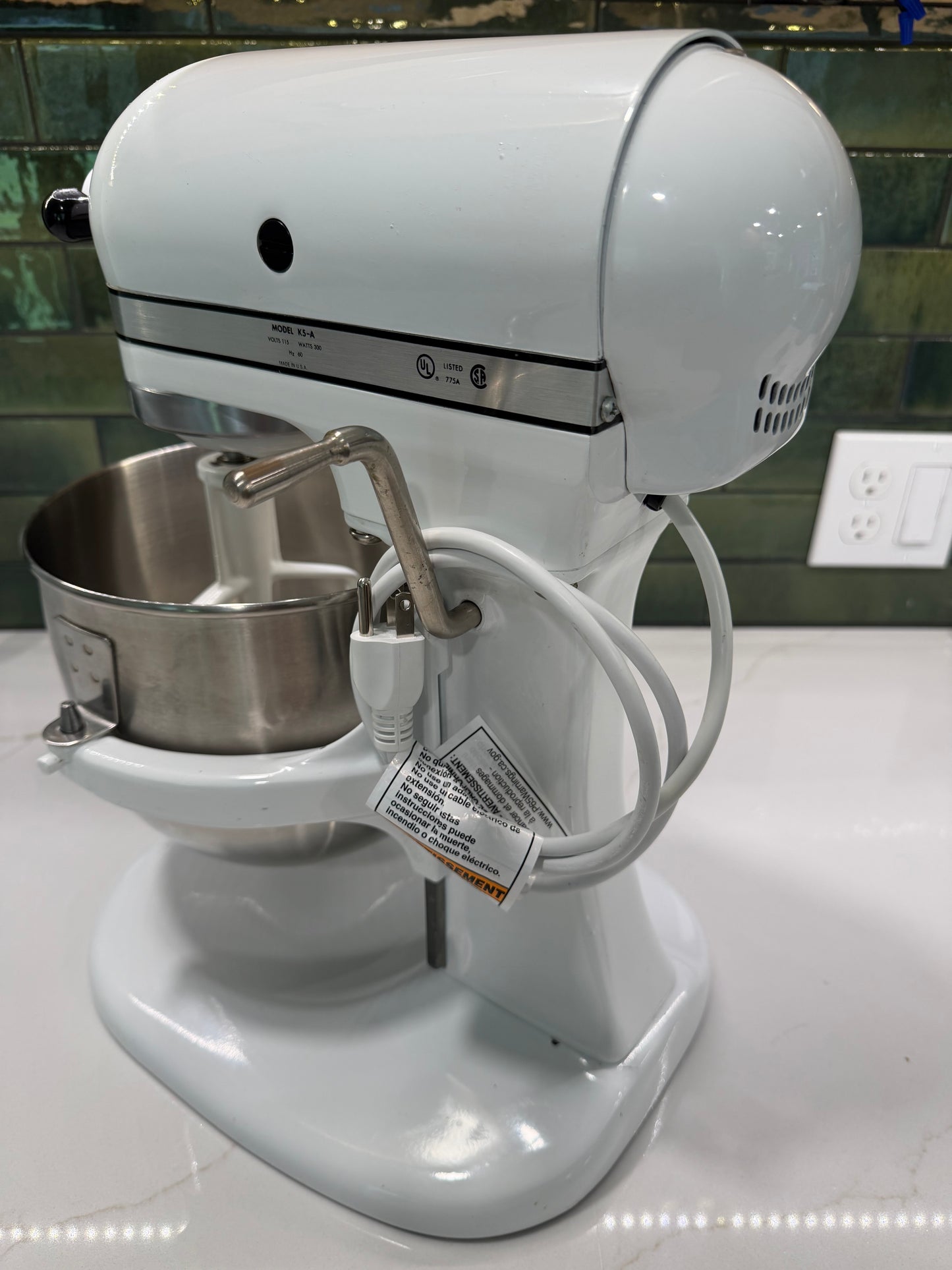 1978 Hobart K5-A: 5 Quart Bowl Lift Mixer