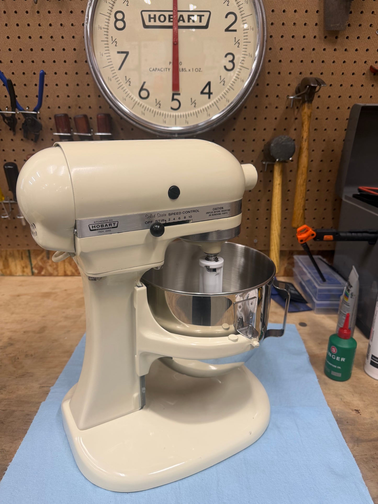1983 Hobart-era K5SS - 5 Quart Bowl Lift Mixer (New Bowl & Accessories!)