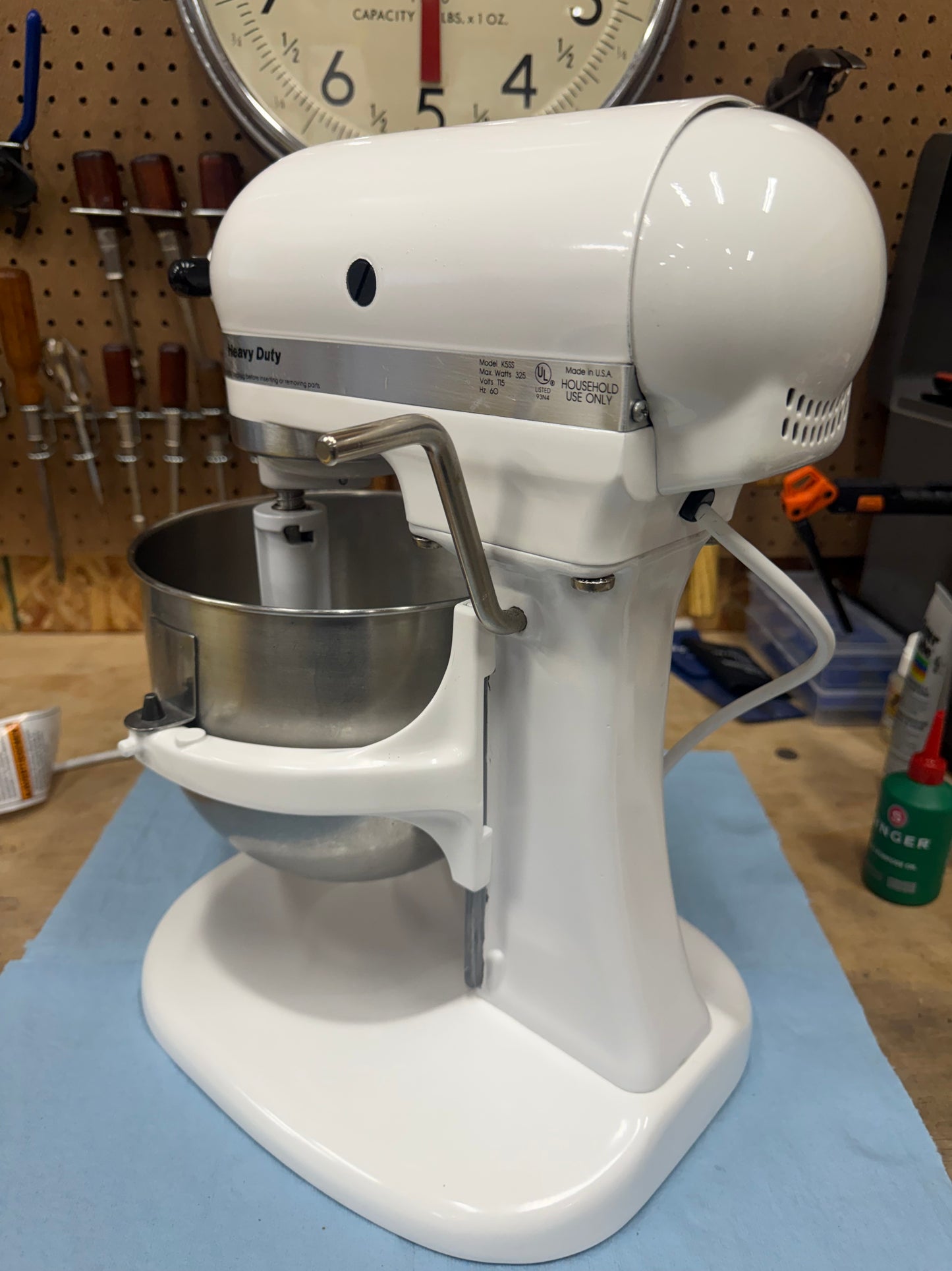 KitchenAid K5SSWH - 5 Quart Bowl Lift Mixer