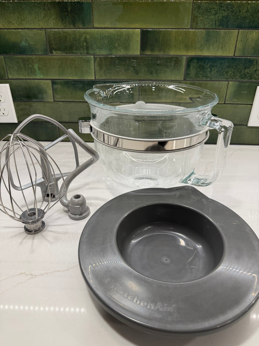 KitchenAid F-series 6 Quart Glass Bowl Set