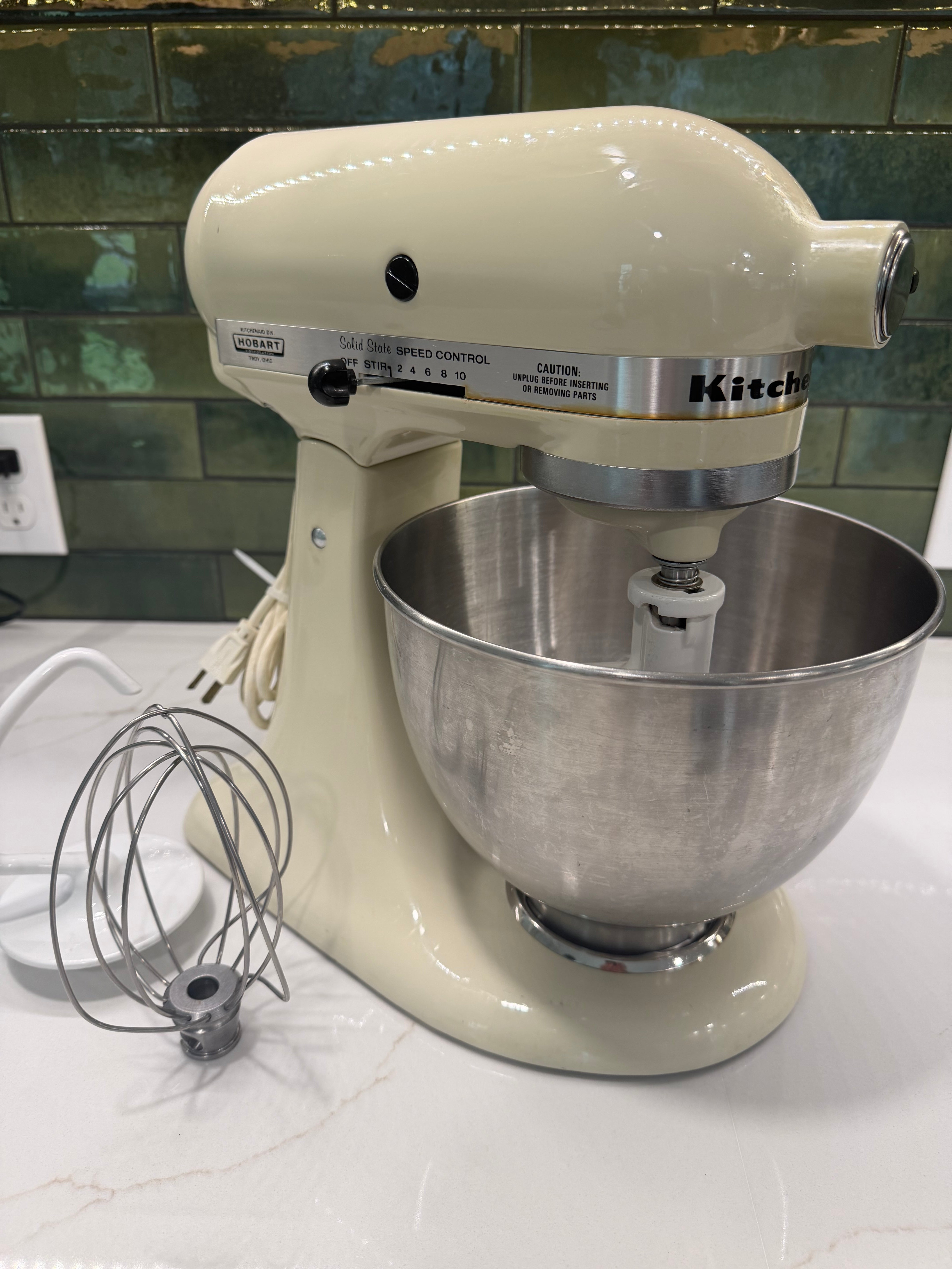 1986 KitchenAid K45SS - 4.5 Quart Tilt Head Hobart-era Mixer – Matt's ...