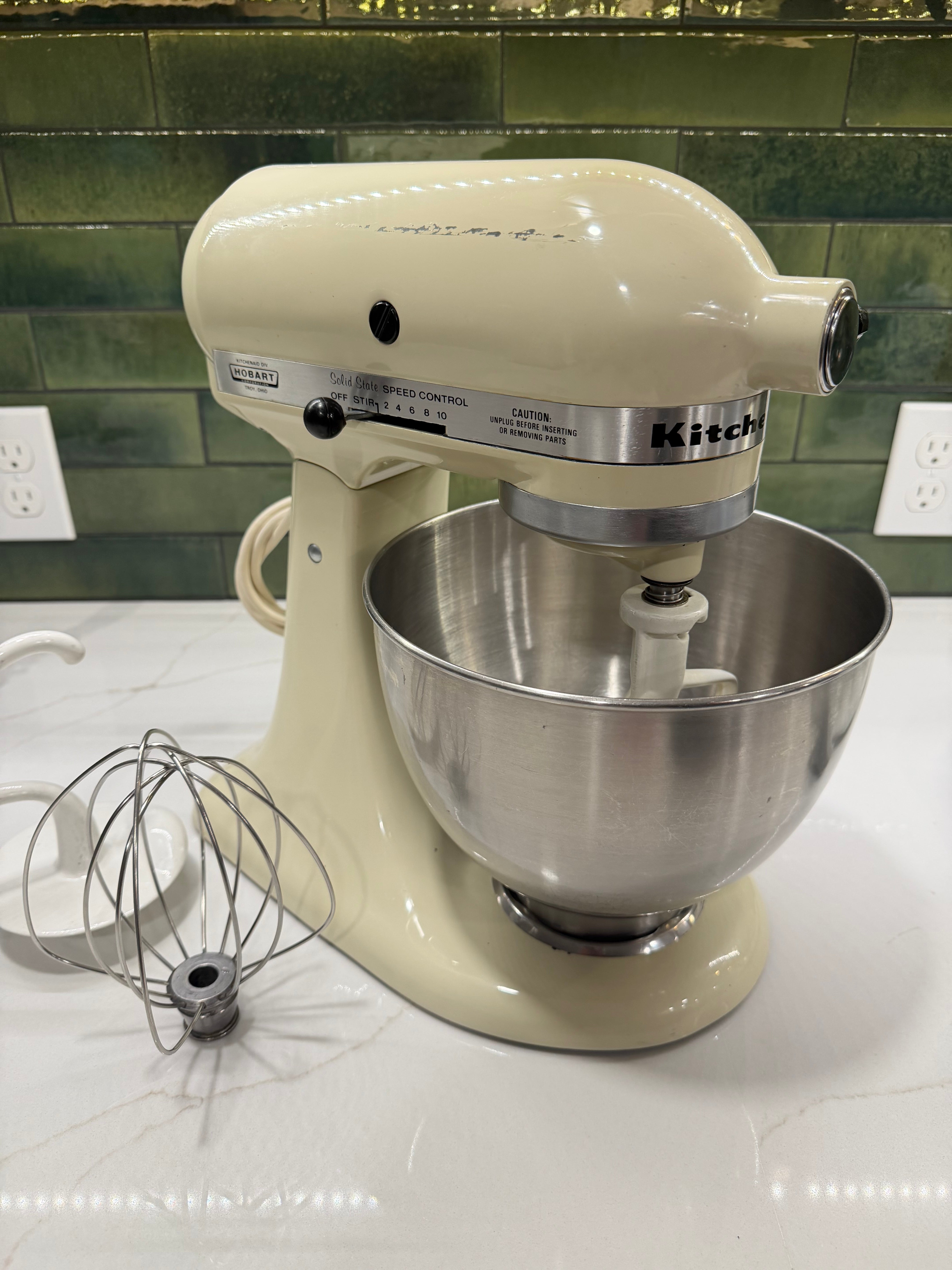 1983 KitchenAid K45SS - 4.5 Quart Tilt Head Hobart-era Mixer