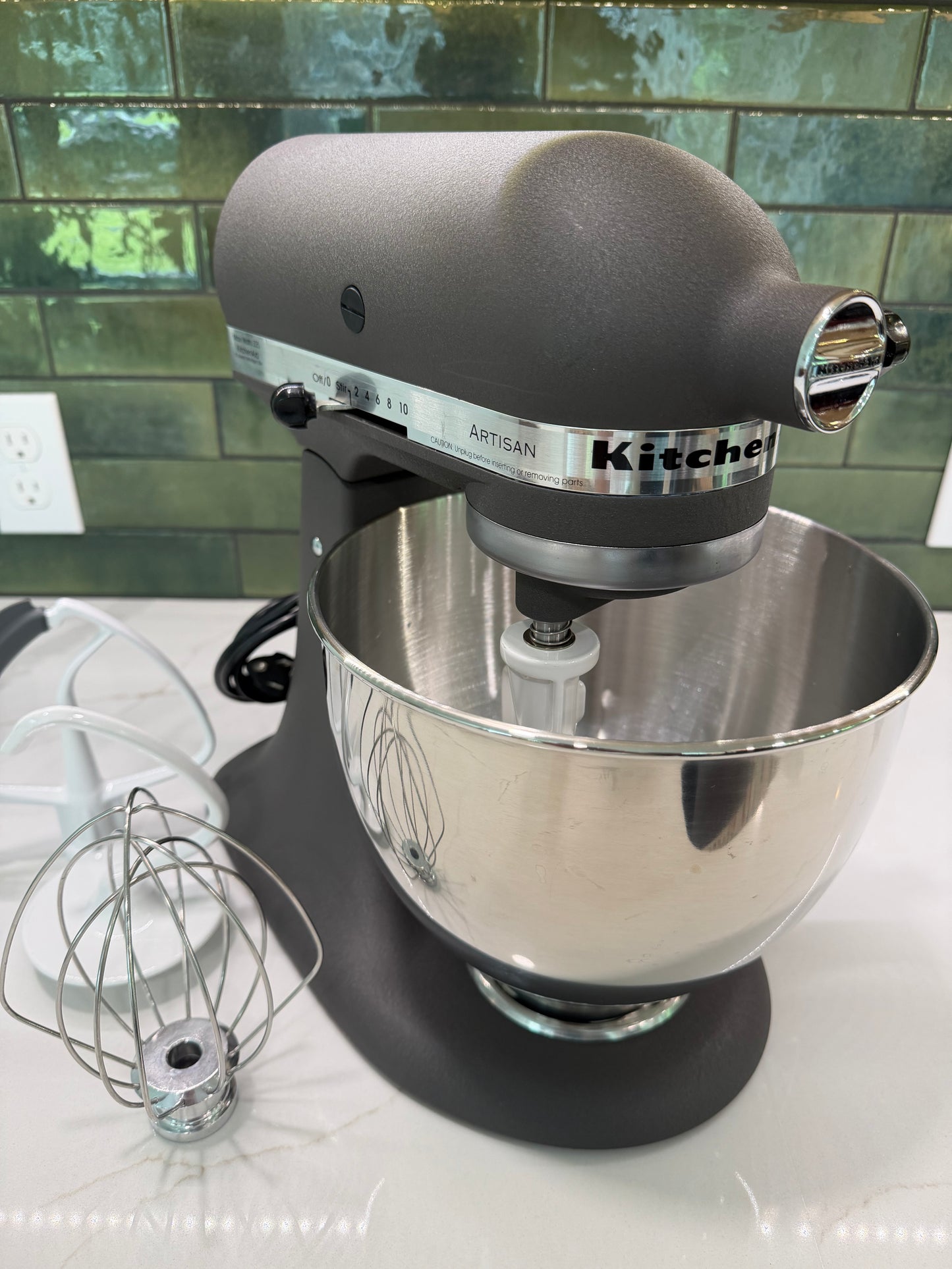Imperial Gray Artisan 5 Quart KitchenAid Tilt Head Mixer