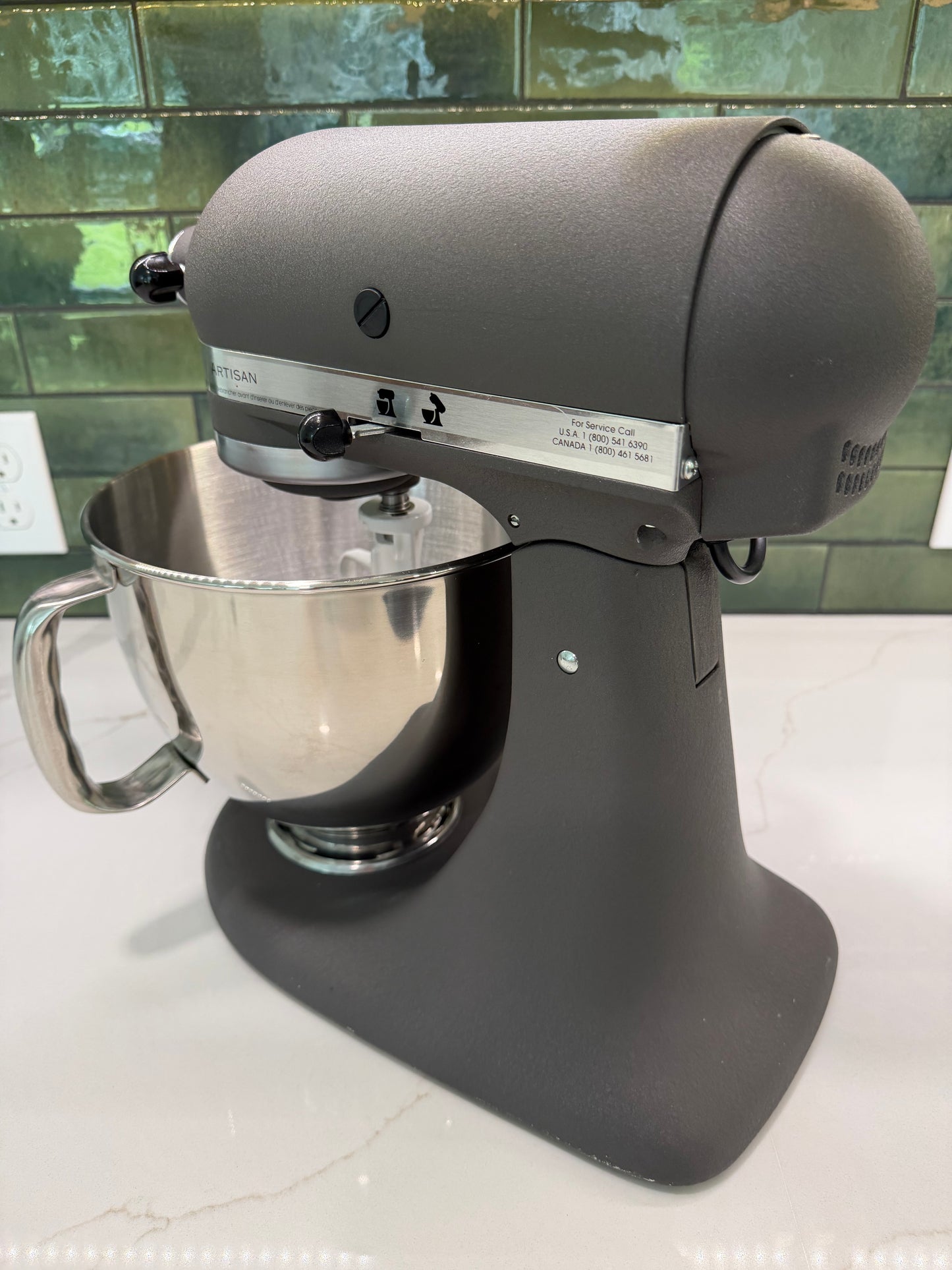 Imperial Gray Artisan 5 Quart KitchenAid Tilt Head Mixer