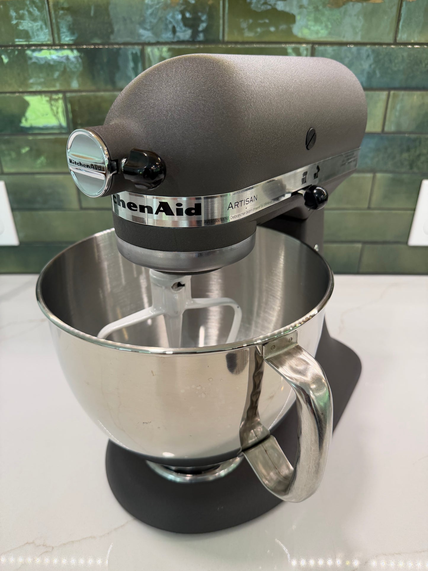 Imperial Gray Artisan 5 Quart KitchenAid Tilt Head Mixer
